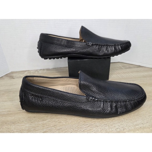Ecco Classic Moccasins Loafer Shoes Men\'s Black Size US9-9.5 EU43 main image 10